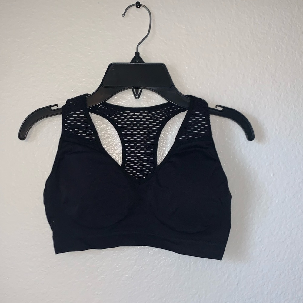 Fruit of the loom black sports bra